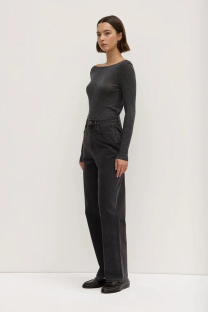 Assembly Label - Vintage Straight Jean - Vintage Black