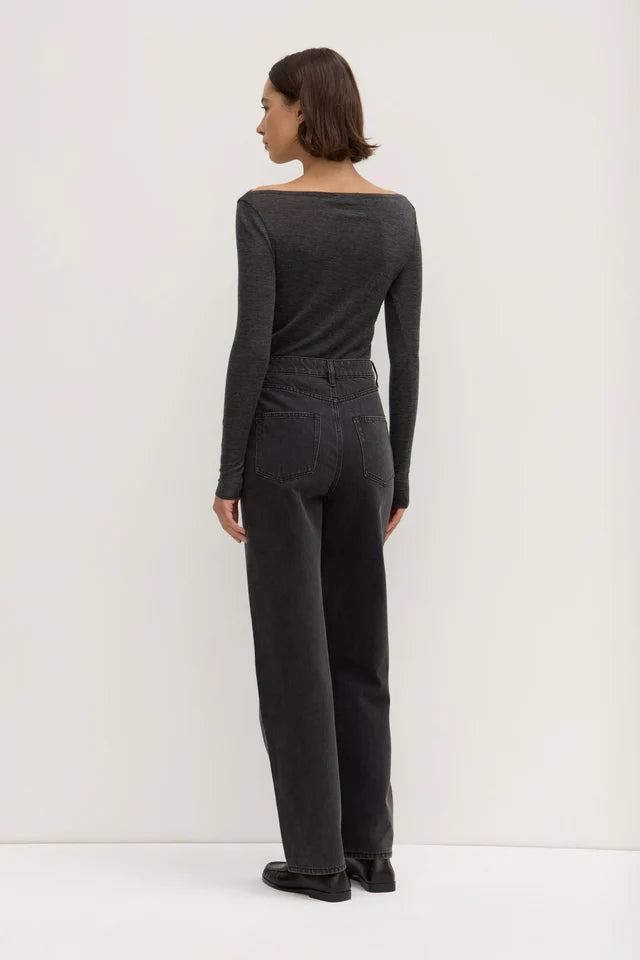 Assembly Label - Vintage Straight Jean - Vintage Black