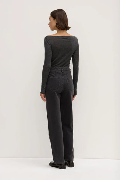 Assembly Label - Vintage Straight Jean - Vintage Black