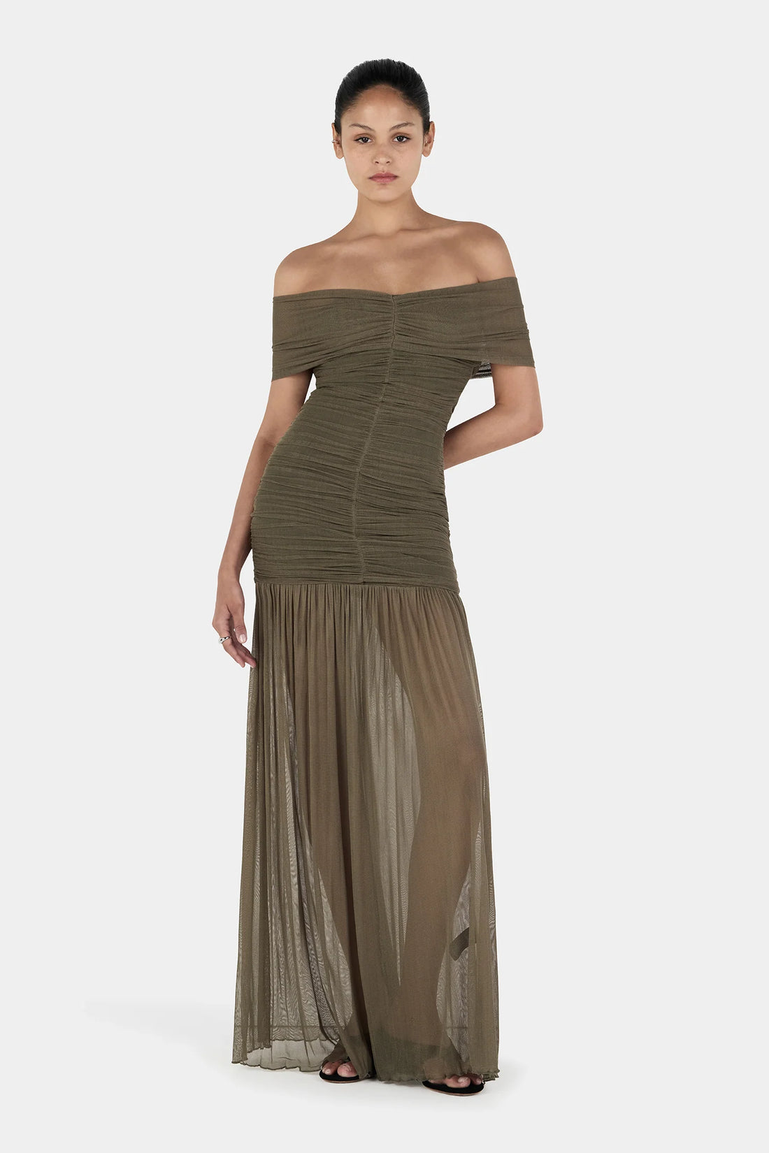 Hansen &amp; Gretel - Willa Maxi Dress - Olive