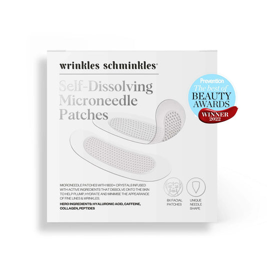 Wrinkle Schminkle Self-Dissolving Microneedle Patches- 4 pairs