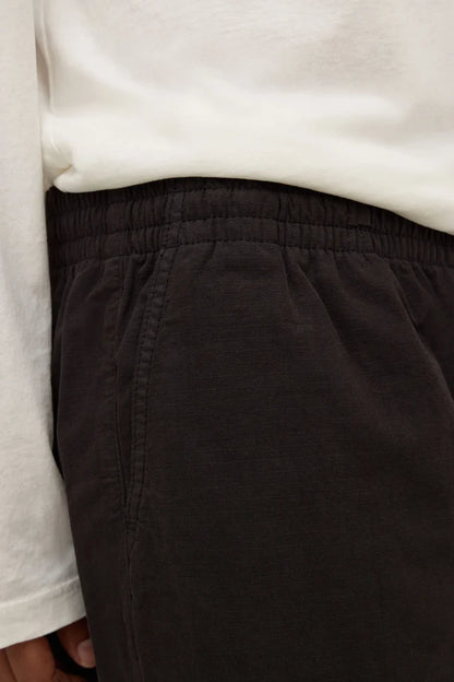 ASSEMBLY LABEL - WALLACE RIPSTOP SHORT - WASHED BLACK