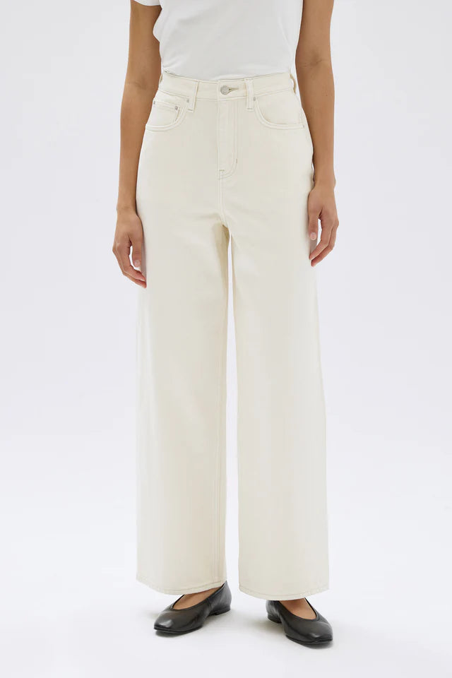 Assembly Label - Wide Leg Jeans - Ecru