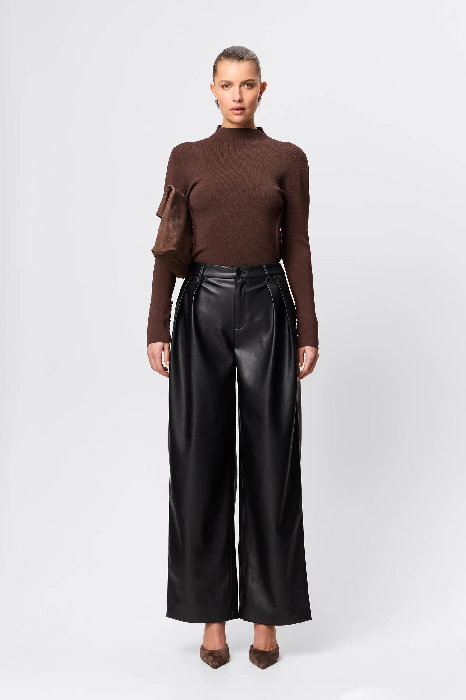 Mossman - Windsor Knit Top - Chocolate