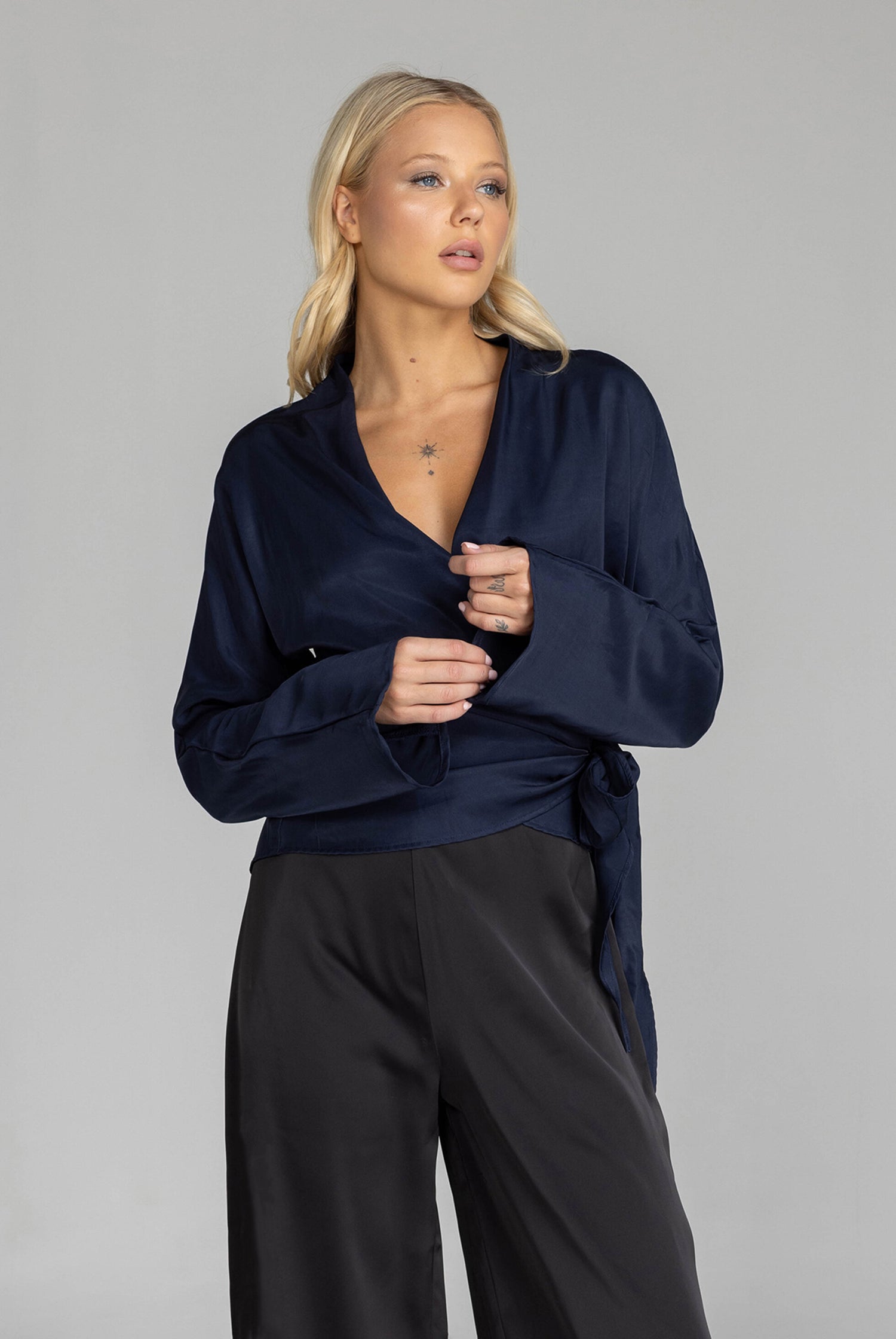 Blak - With My Heart Top - Navy