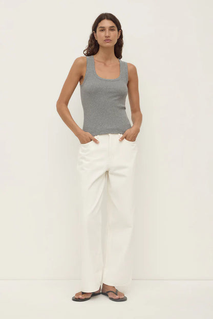 Assembly Label - Womens Boyfriend Jean - Vintage White