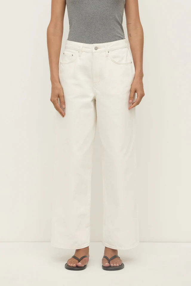 Assembly Label - Womens Boyfriend Jean - Vintage White