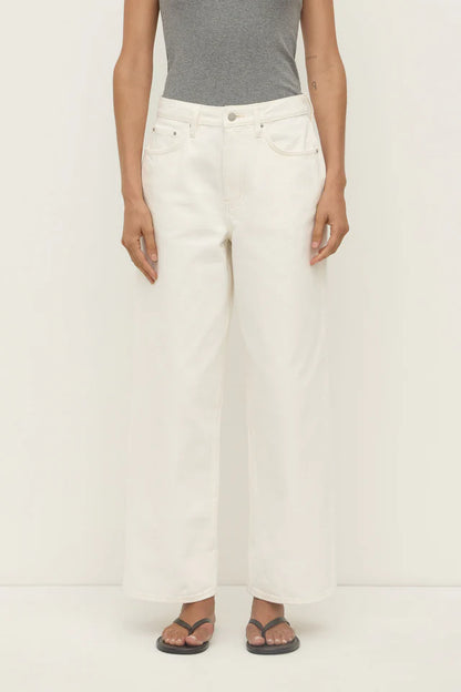 Assembly Label - Womens Boyfriend Jean - Vintage White