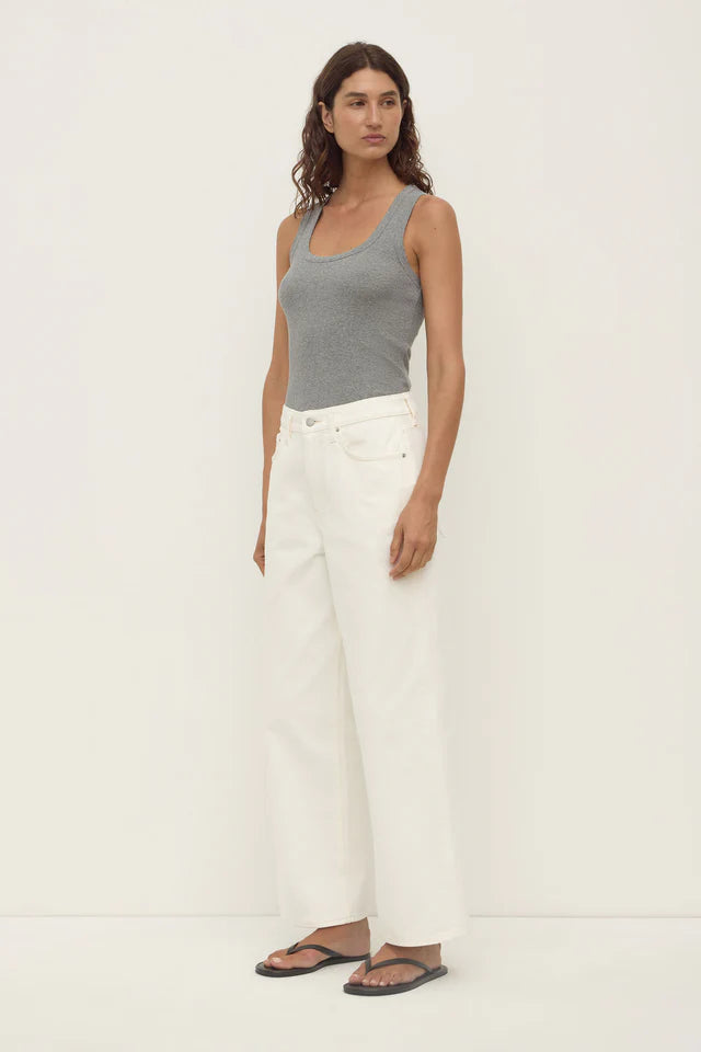 Assembly Label - Womens Boyfriend Jean - Vintage White