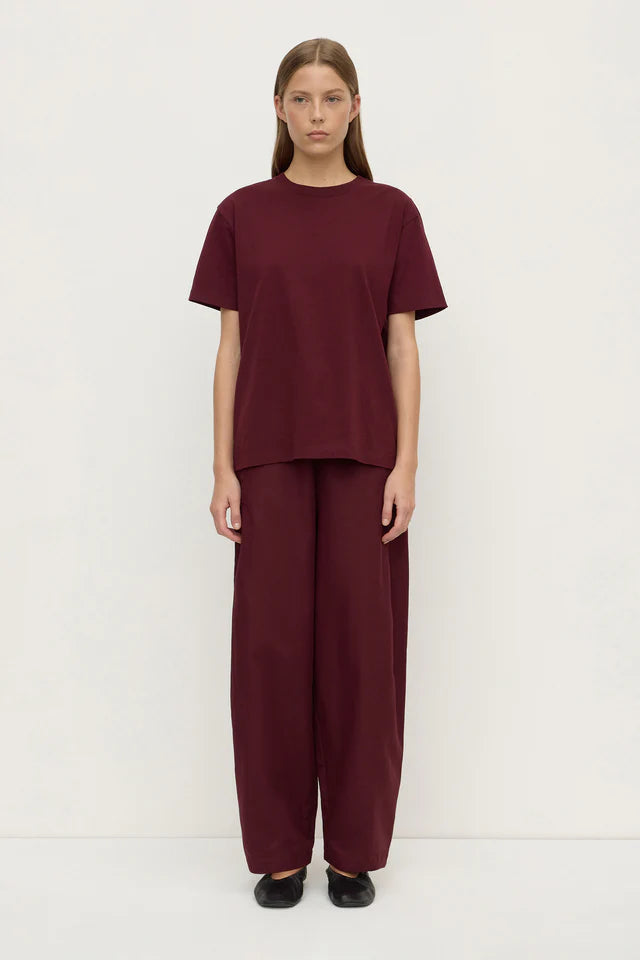 Assembly Label - Base Tee - Merlot