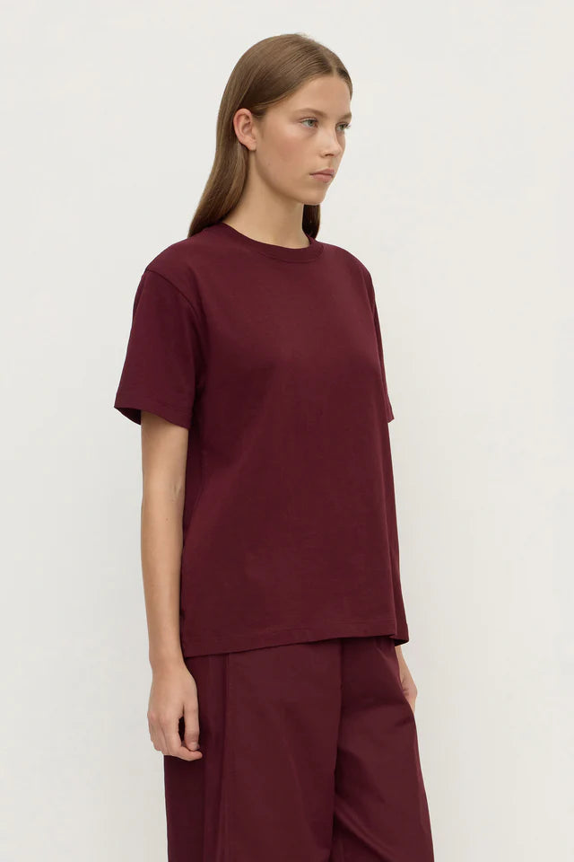 Assembly Label - Base Tee - Merlot