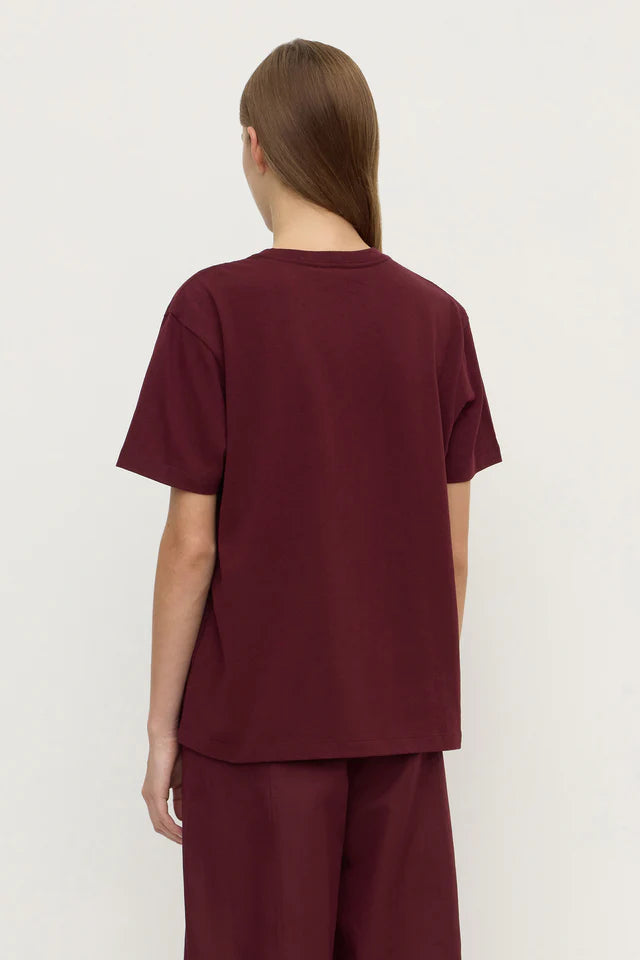 Assembly Label - Base Tee - Merlot