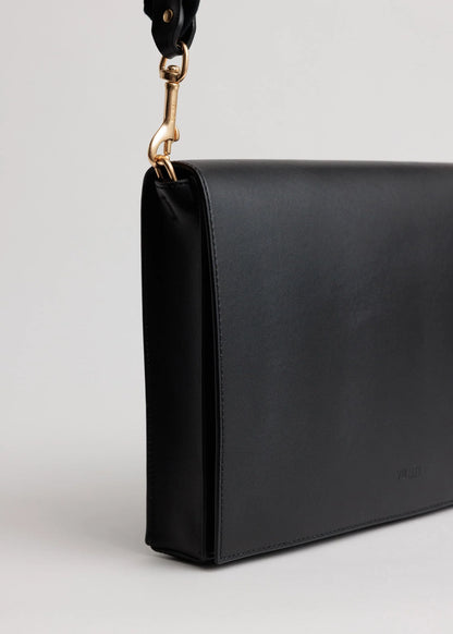 Yu Mei - Bolton Laptop Folio - Black Deer Nappa