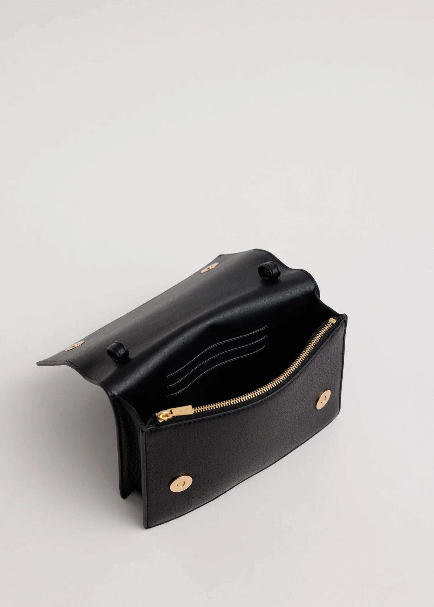 Yu Mei - Suki Multi-Strap Clutch - Black Deer Nappa