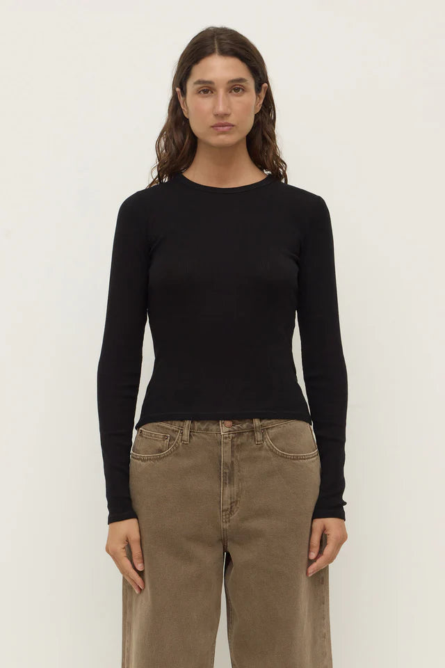 Assembly Label - Zali Long Sleeve Tee - Black