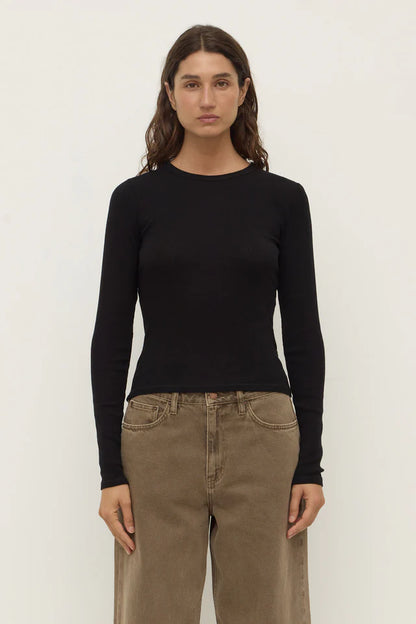 Assembly Label - Zali Long Sleeve Tee - Black