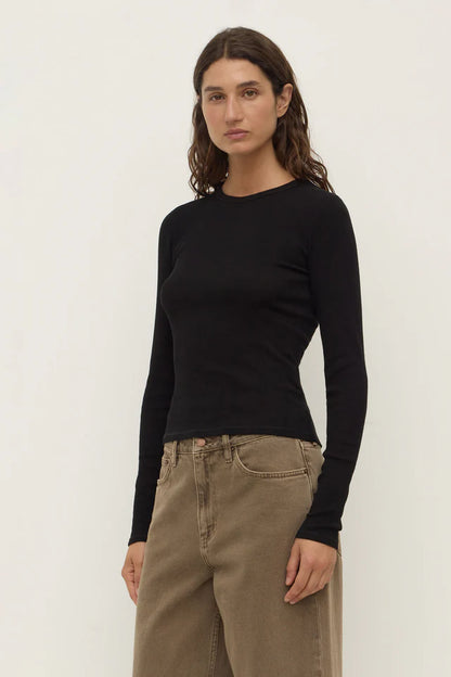 Assembly Label - Zali Long Sleeve Tee - Black