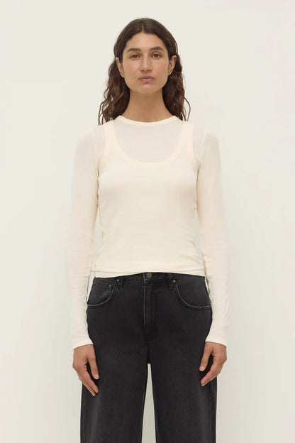 Assembly Label - Zali Long Sleeve Tee - Cream