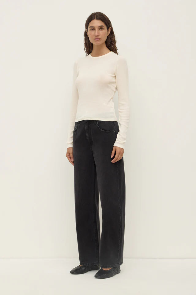 Assembly Label - Zali Long Sleeve Tee - Cream