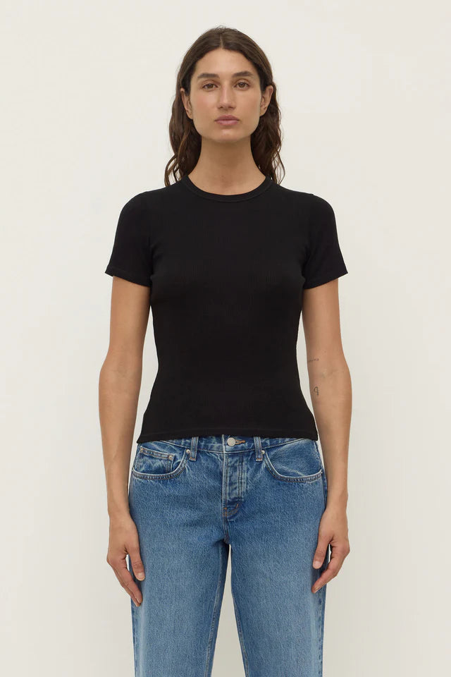 Assembly Label - Zali Short Sleeve Tee - Black