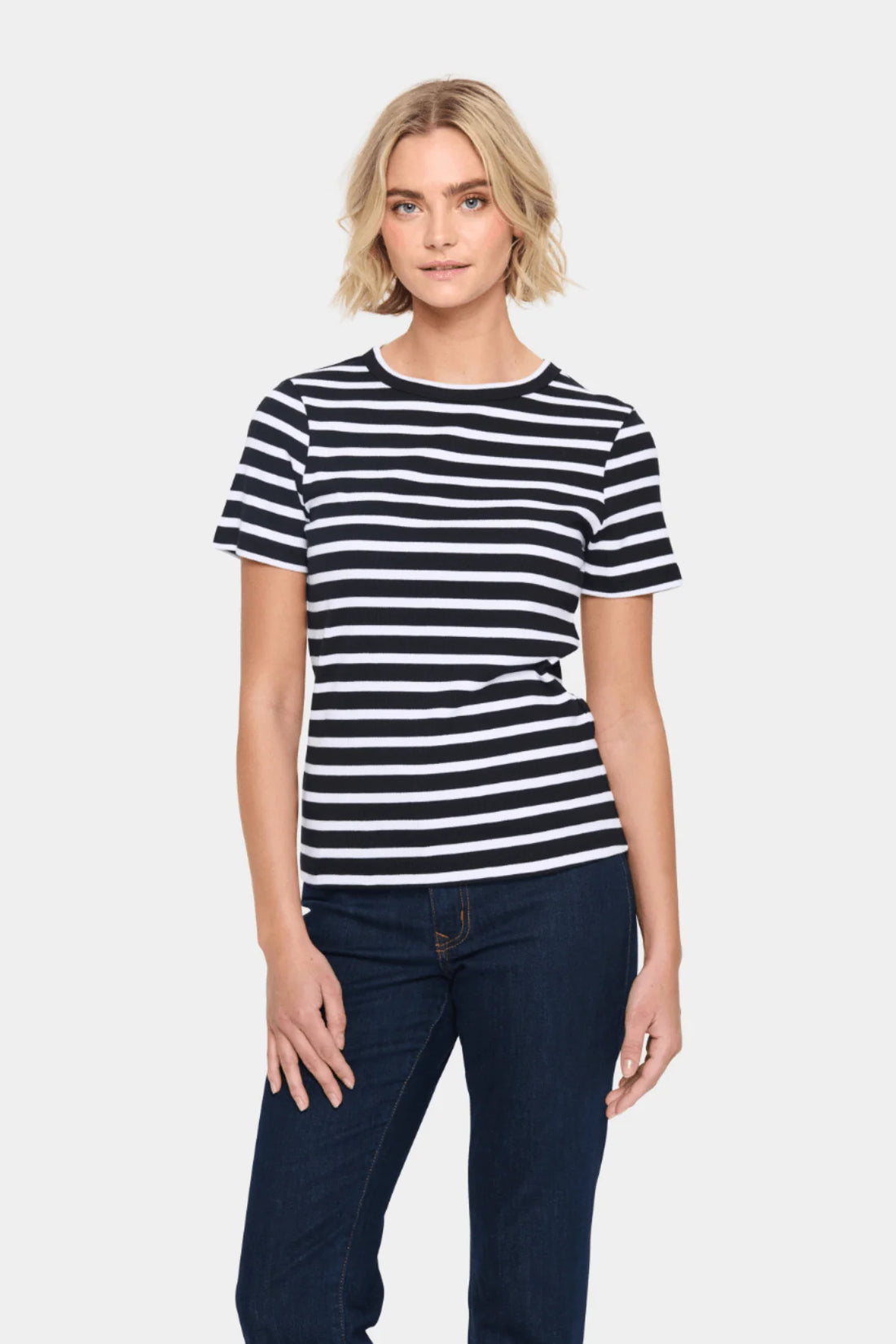 Saint Tropez - Aster SZ SS Stripe T-Shirt