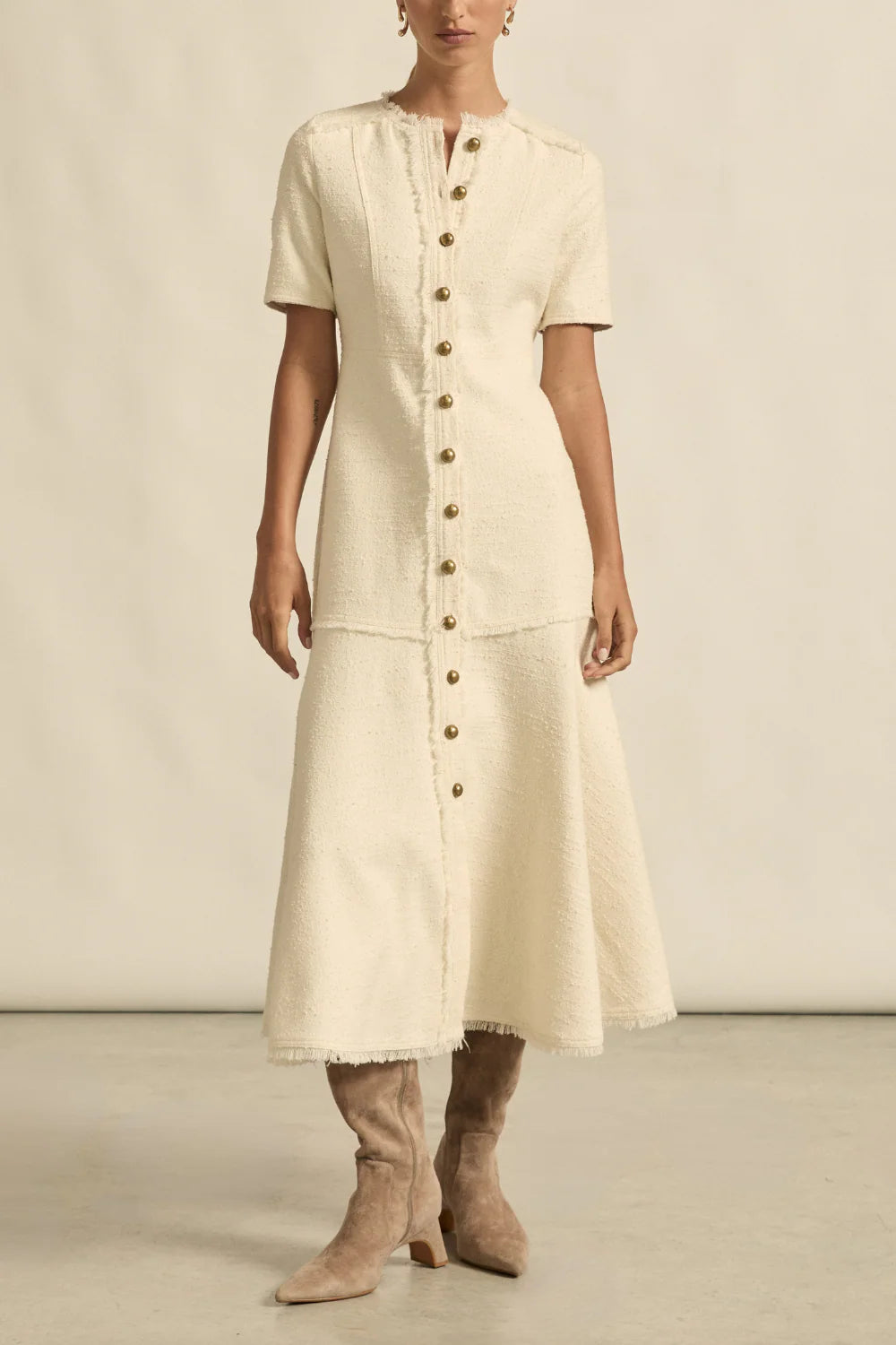 Zoe Kratzmann - Banter Dress - Cream Boucle