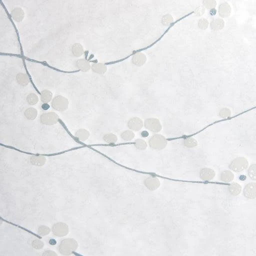 Naibu -White Blossom Large Shallow Bowl