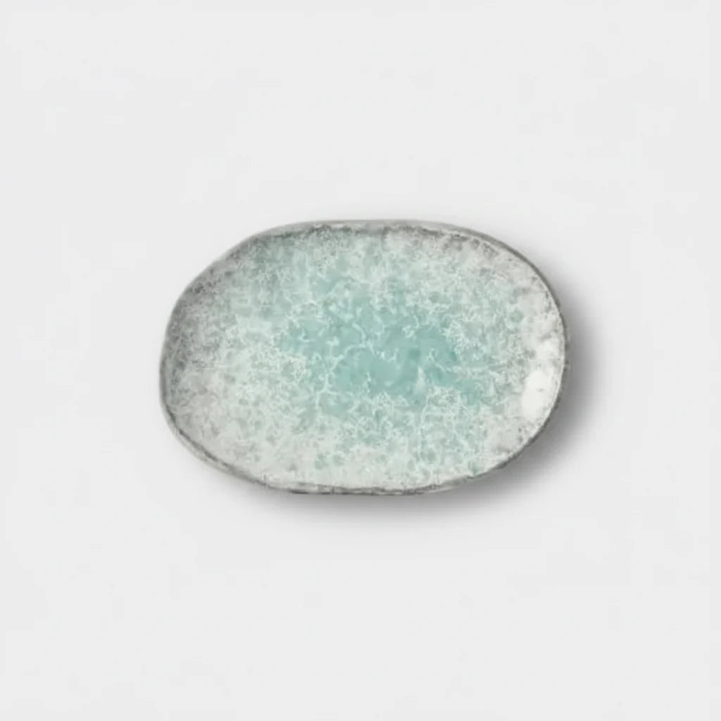 NAIBU - AQUA SPLASH SMALL OLIVE PLATE
