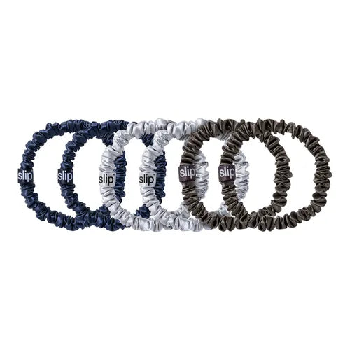 Slip - Pure Silk Skinny Scrunchies - Set of 6