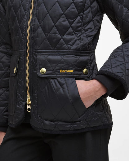 Barbour - Fitted Beadnell Quilted Jacket - Black/Classic
