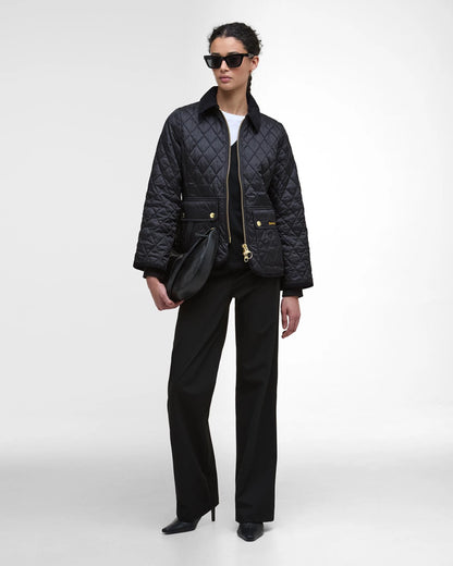 Barbour - Fitted Beadnell Quilted Jacket - Black/Classic