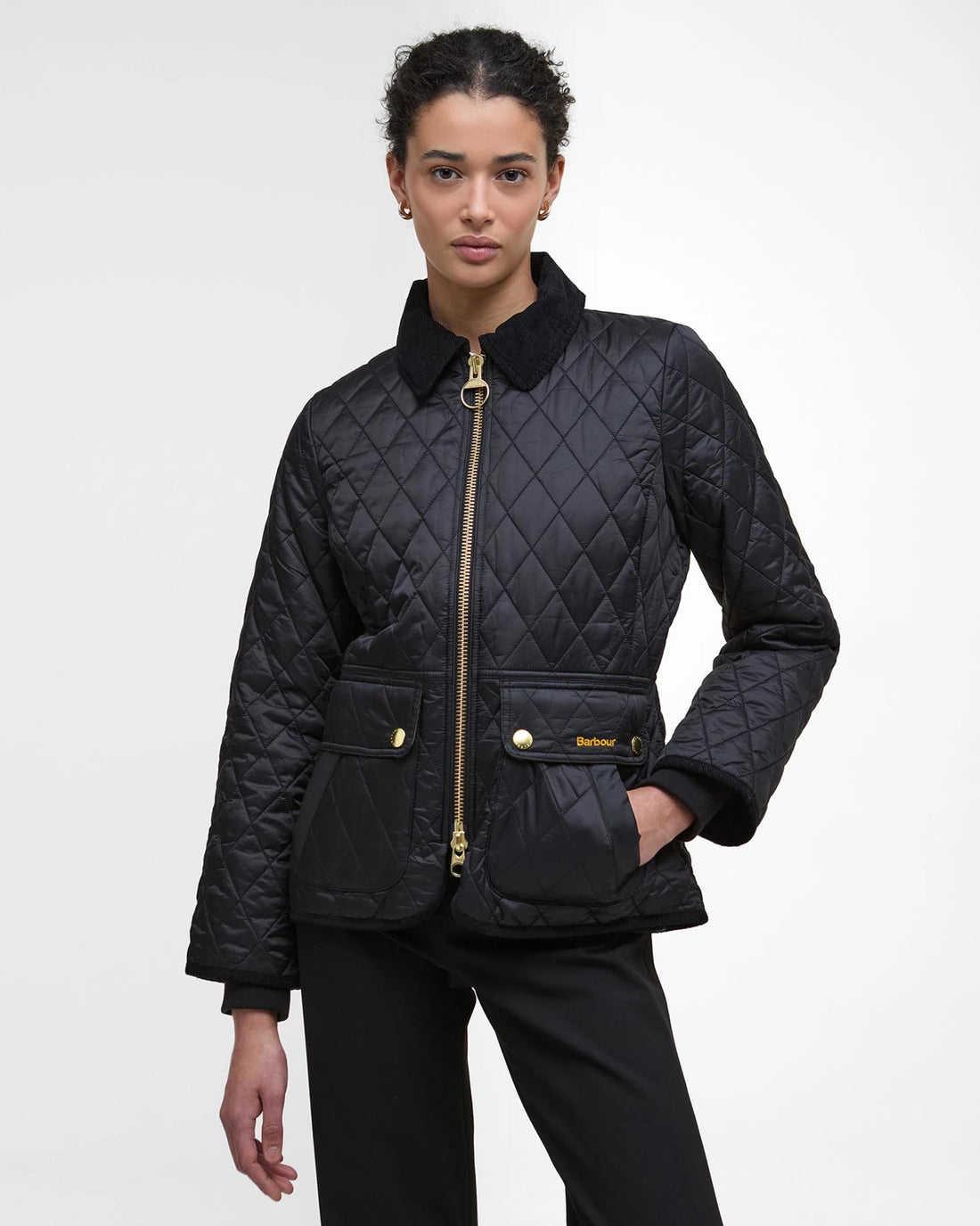 Barbour - Fitted Beadnell Quilted Jacket - Black/Classic