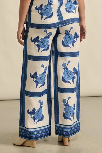 Zoe Kratzmann - Gesture Pant - Azure Collage