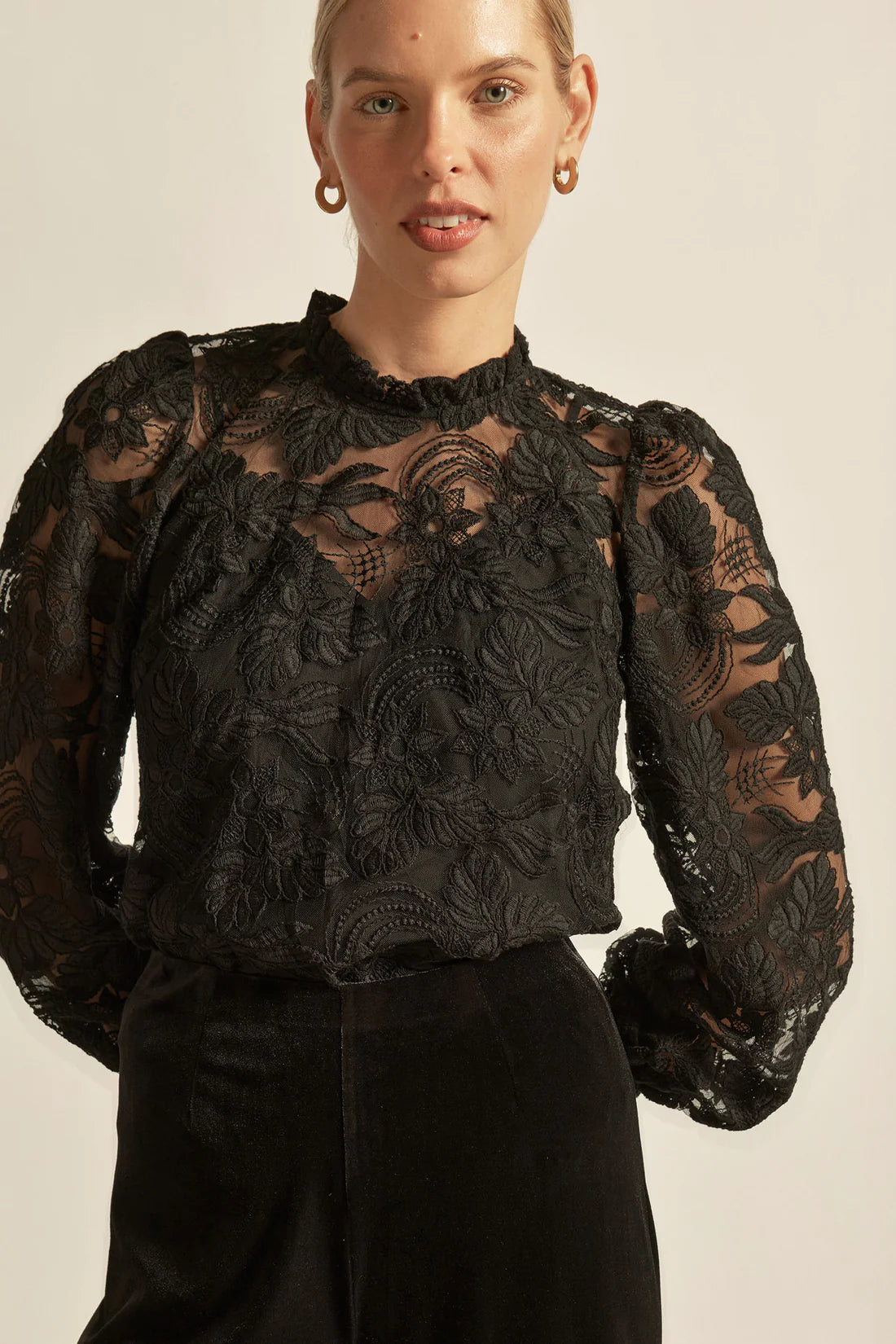 Zoe Kratzmann - Glint Top - Black