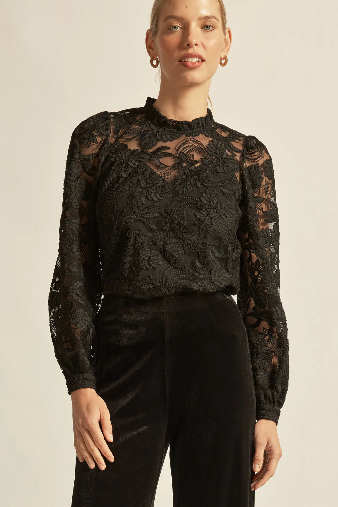 Zoe Kratzmann - Glint Top - Black