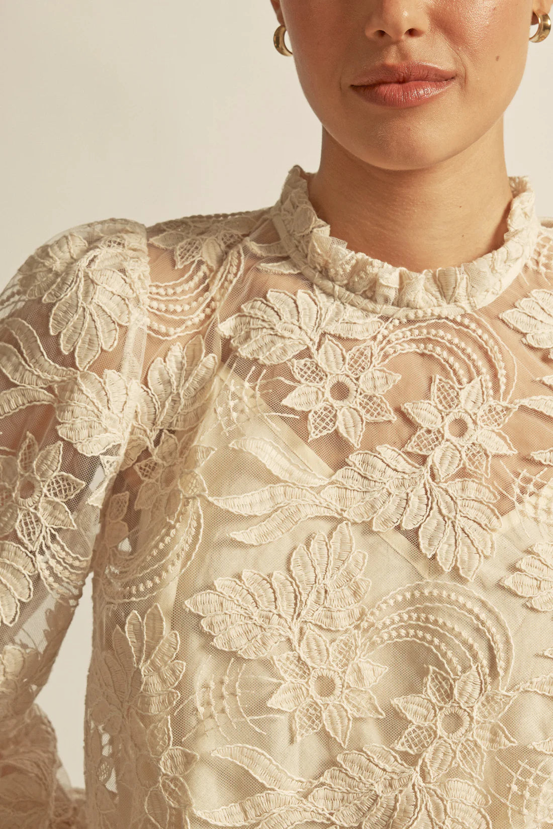 Zoe Kratzmaznn- Glint Top - Ecru