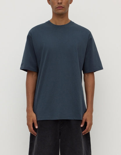Assembly Label - Knox Organic Oversized Tee - Harbour