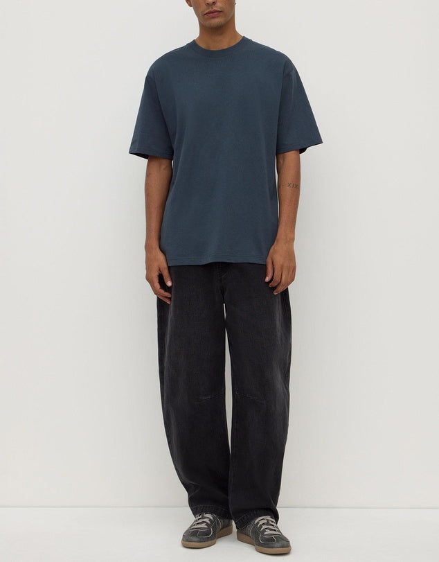 Assembly Label - Knox Organic Oversized Tee - Harbour