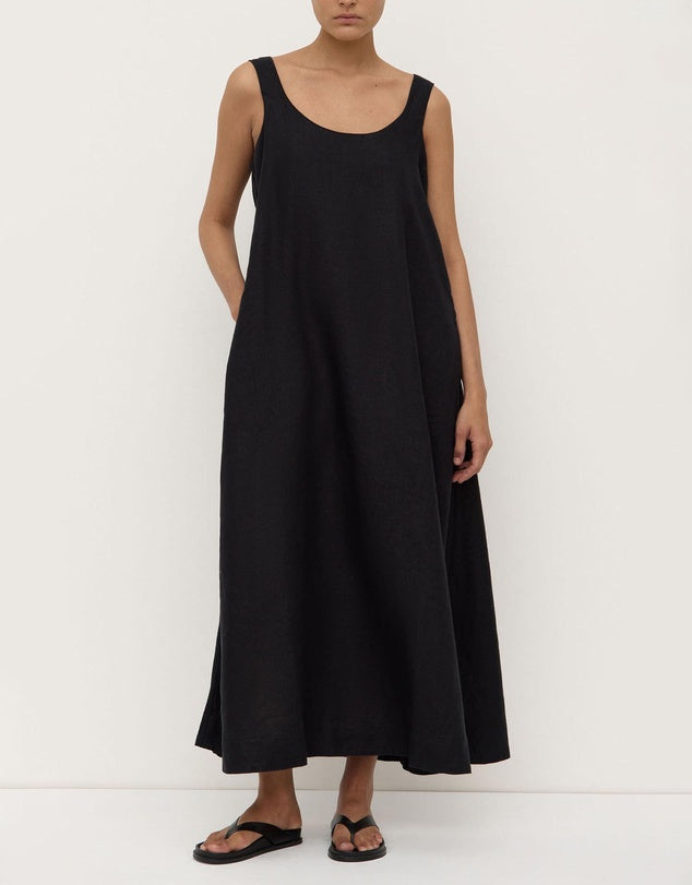 Assembly Label - Maree Linen Dress - Black