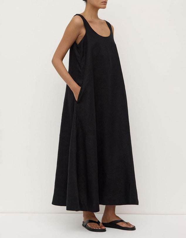 Assembly Label - Maree Linen Dress - Black