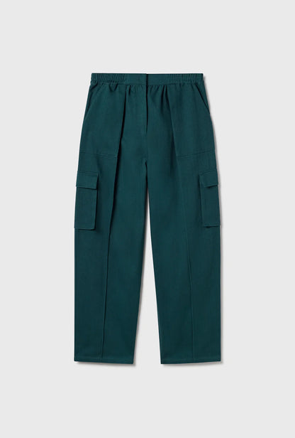 Silk Laundry - Canvas Cargo Pants Teal