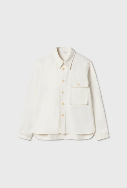 Silk Laundry - Canvas Overshirt Milk