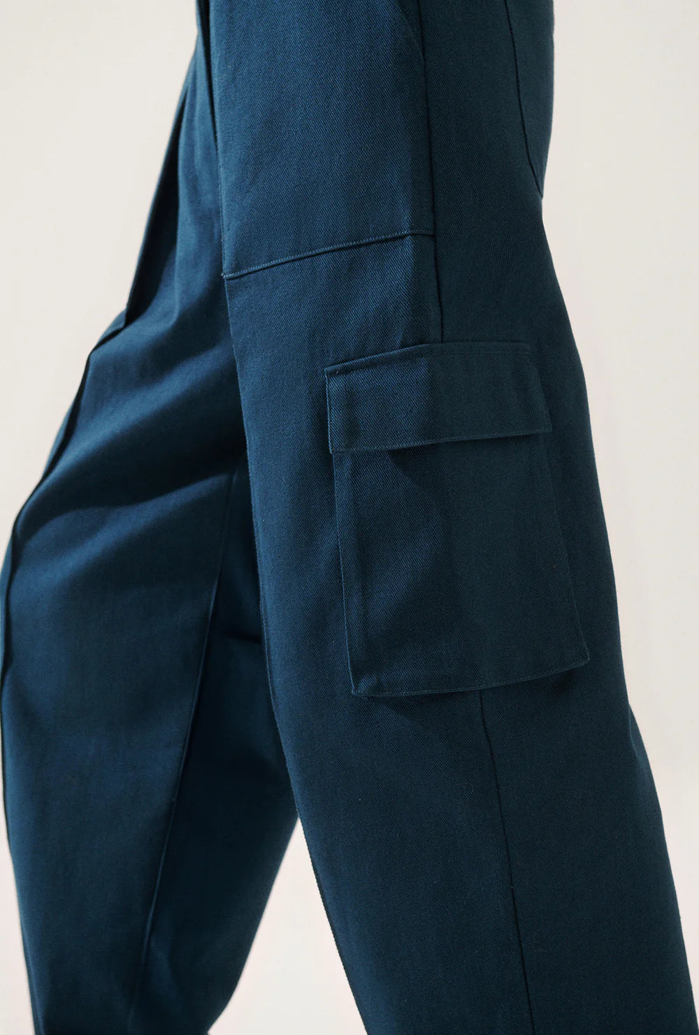 Silk Laundry - Canvas Cargo Pants Teal