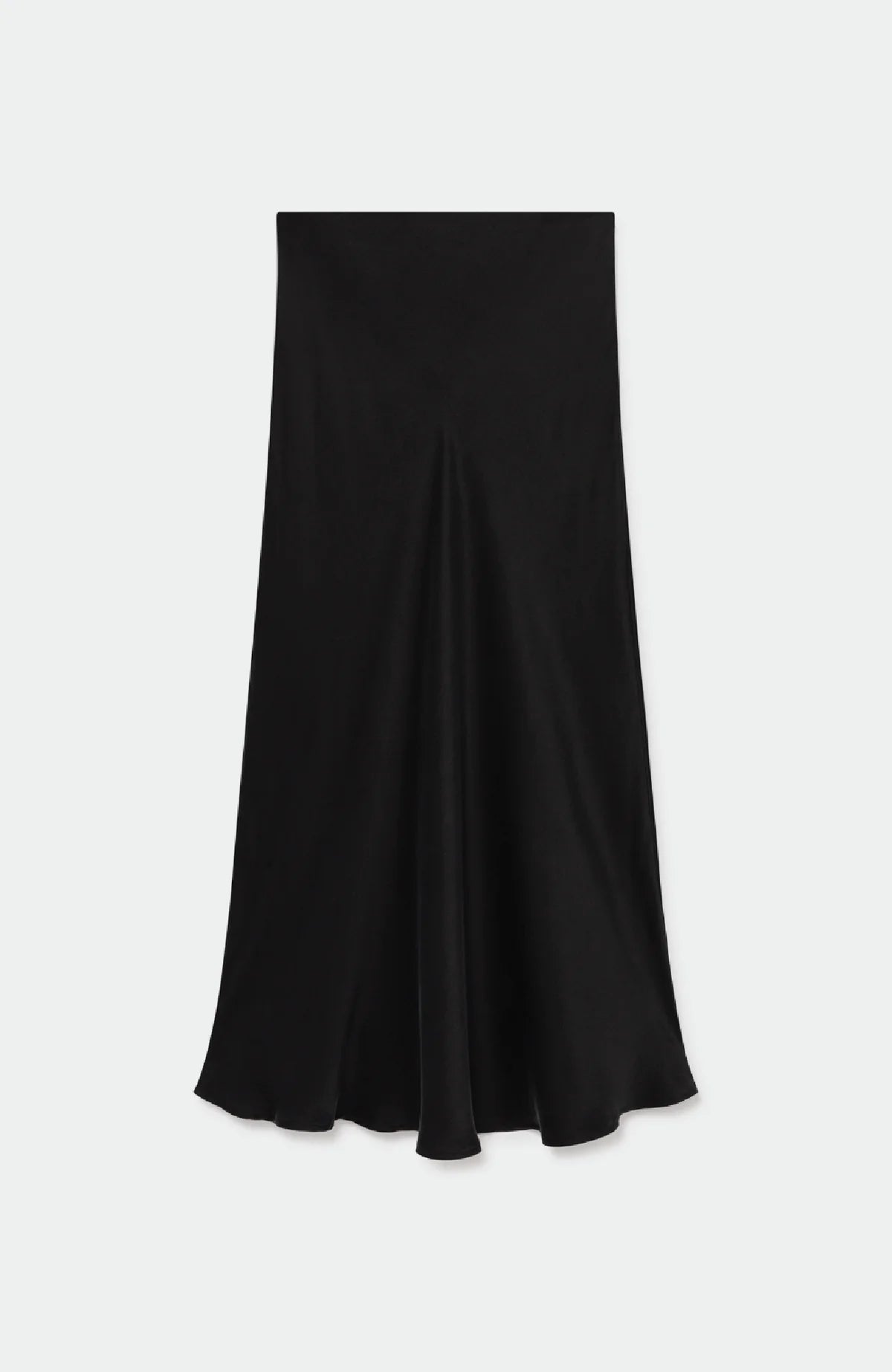 Silk Laundry - Bias Cut Skirt - Black
