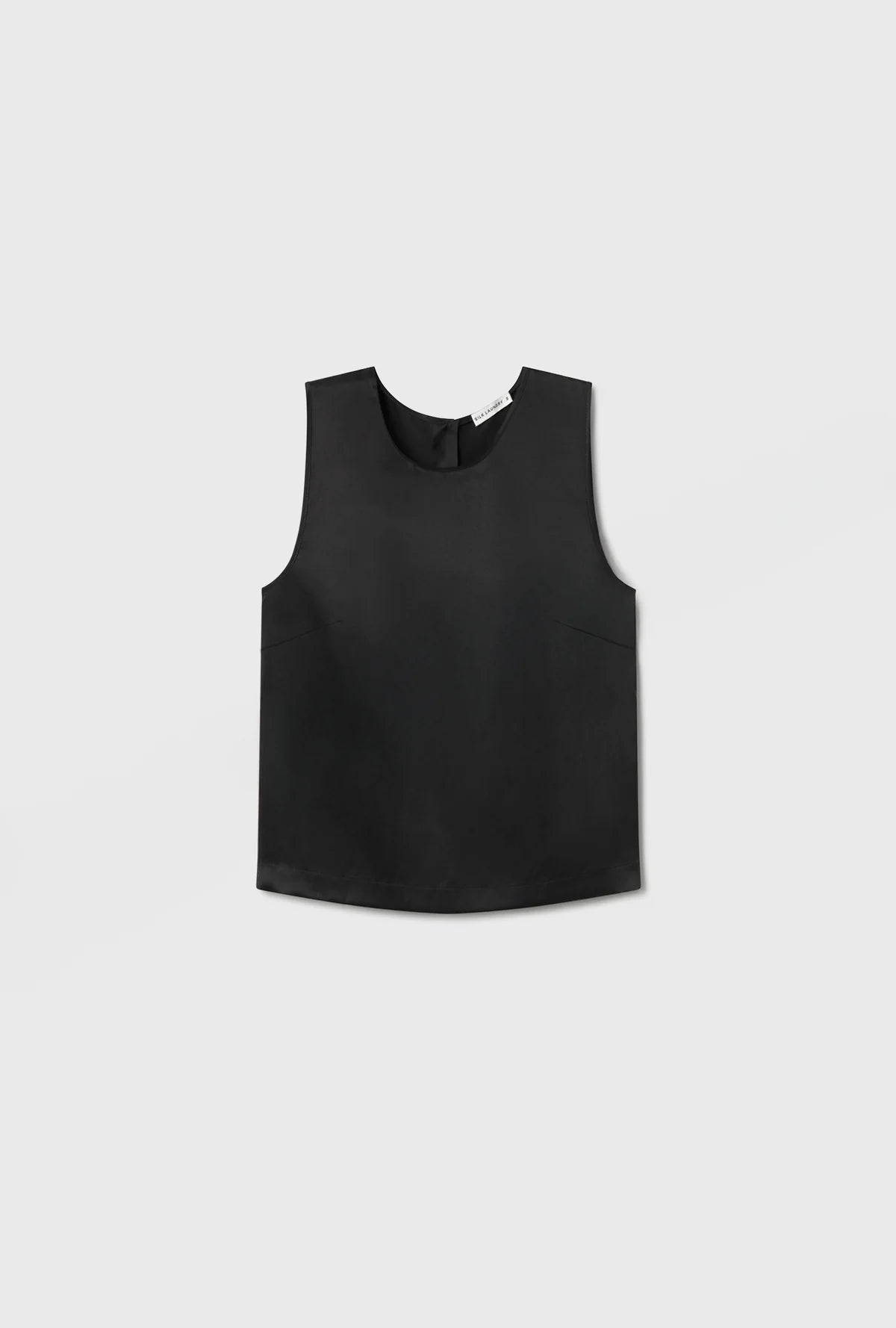 Silk Laundry - Elena Top - Black Satin
