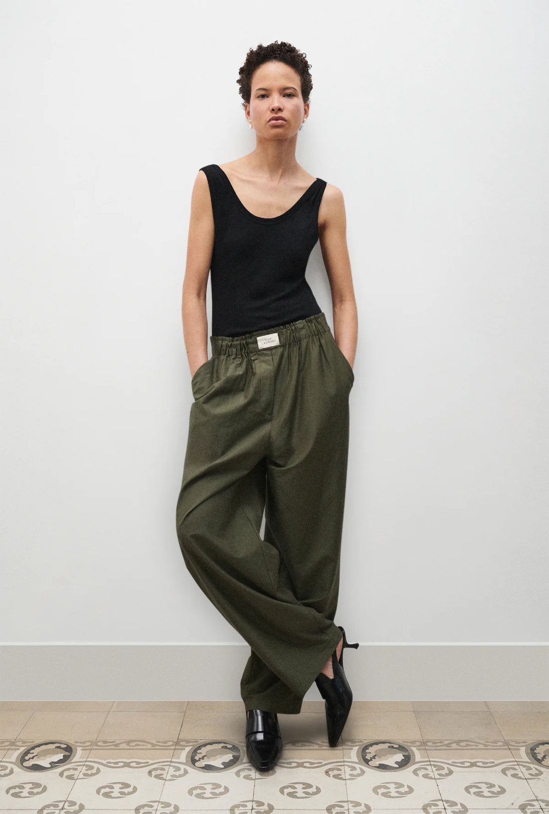 Silk Laundry - Bodysuit Tank - Black