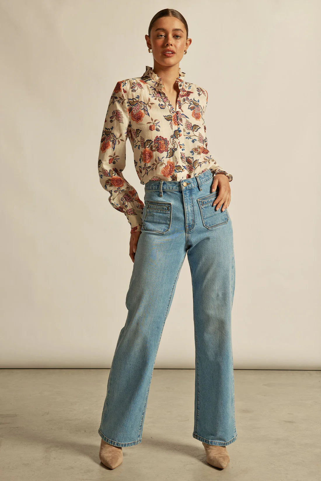 Zoe Kratzmann - Vista Top - Heirloom Bloom