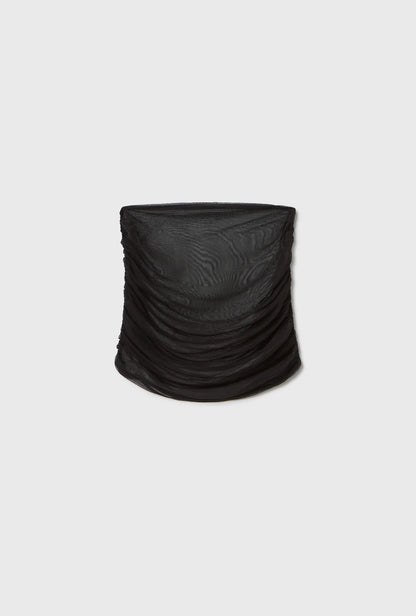 Silk Laundry - Mesh Cape - Black