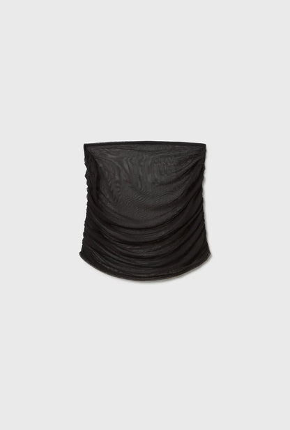 Silk Laundry - Mesh Cape - Black