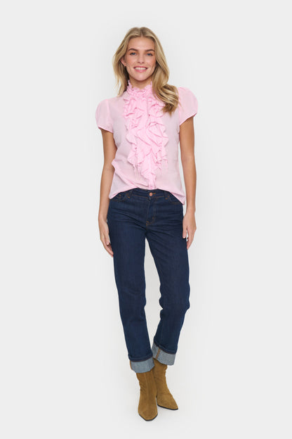 Saint Tropez - Tilli SZ SS Shirt - Pink Nectar